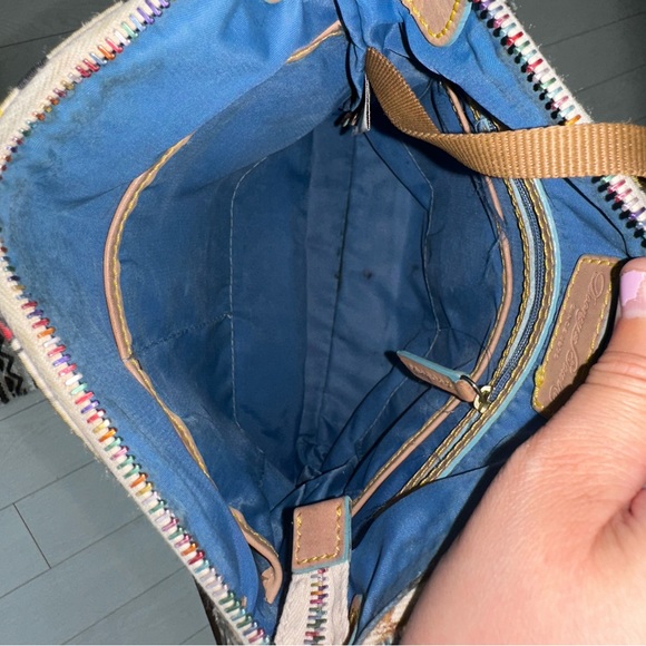 Dooney and Bourke Disney Parks White Sketch Character Cross Body Purse - Picture 12 of 16